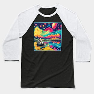 "Love Expedition in Pop Art Cosmos" Baseball T-Shirt